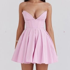 Pink Strapless Dress MAR House of CB NEW Never Worn Before